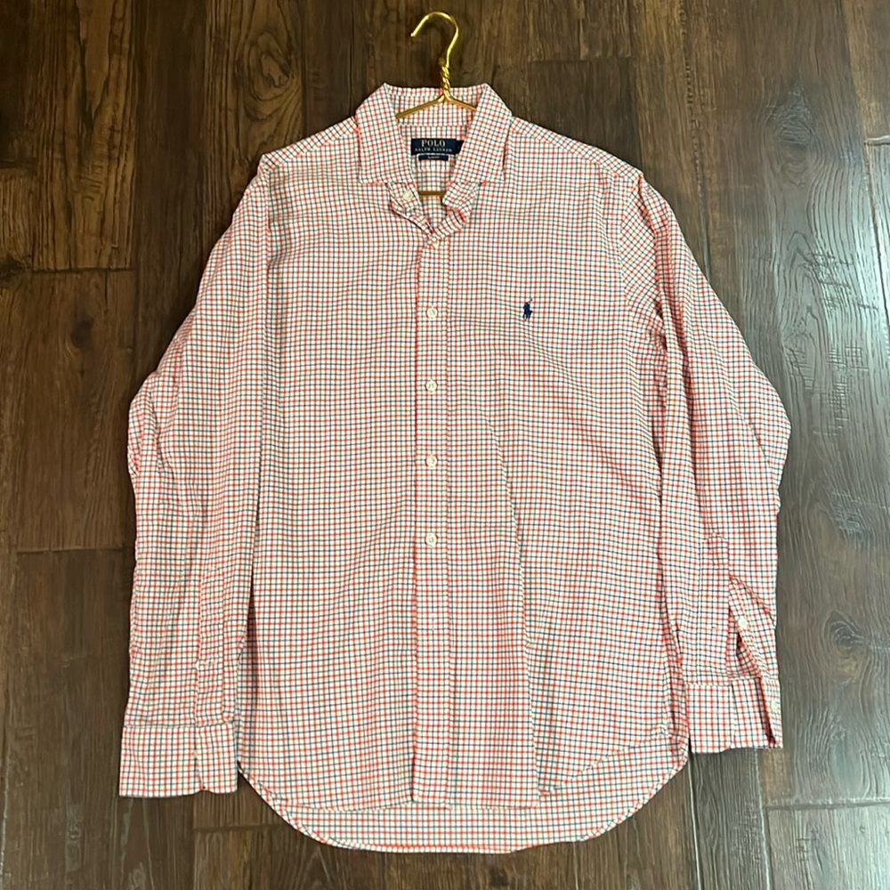 Polo Ralph Lauren Men’s dress shirt, slim fit, size L, EUC